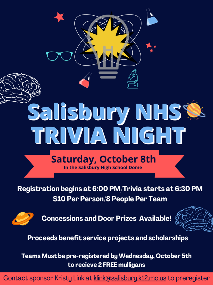 Salisbury NHS Trivia Night October 8th 2022