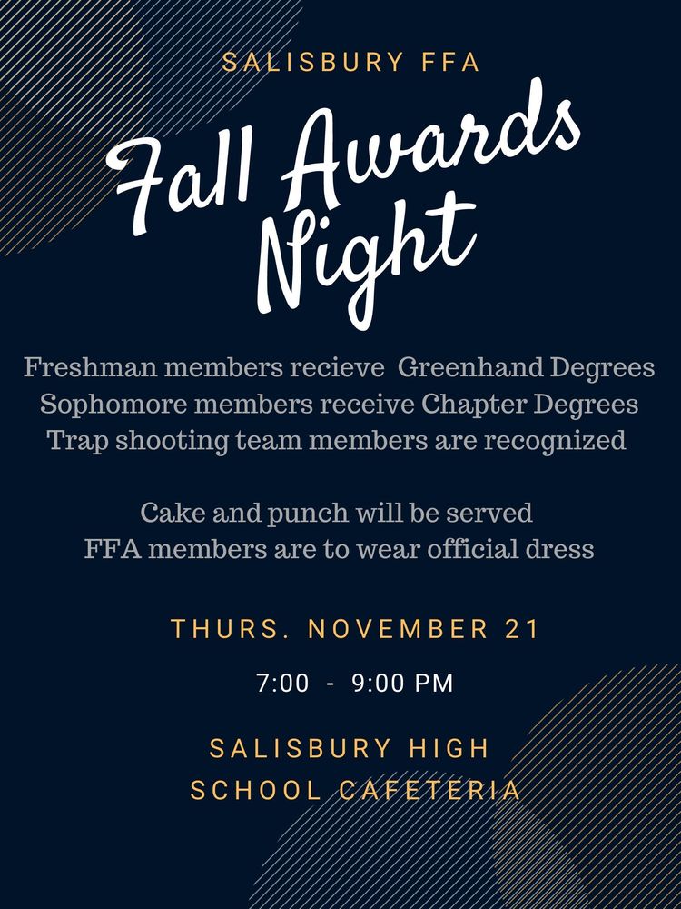 FFA Fall Awards Night