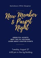 FFA New Member & Parent Night 
