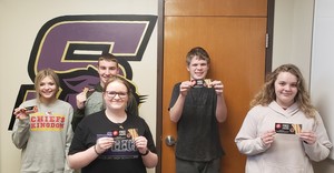SHS Perfect Attendance Lottery Winners for Week of 3/6/2020