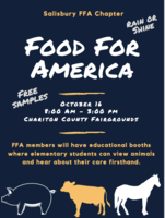 Salisbury FFA Hosts Food For America 