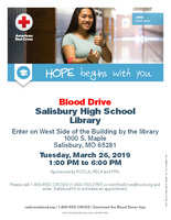 Salisbury FBLA, FCCLA, and FFA to Sponsor Blood Drive
